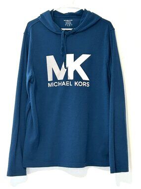 Michael Kors blue-green hoodie, size medium